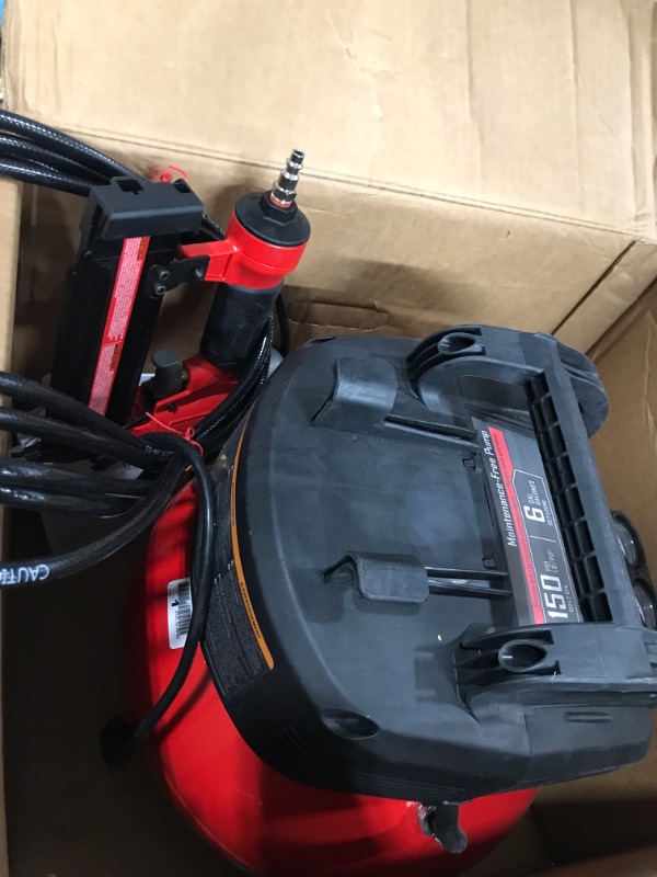 Photo 2 of CRAFTSMAN Air Compressor Combo Kit with Crown Stapler & Brad Nailer, 18GA (CMEC1KIT18 & CMPNC18K) w/ 18GA Stapler CMPBN18SB MODEL NUMBER FOR STAPLER GUN 