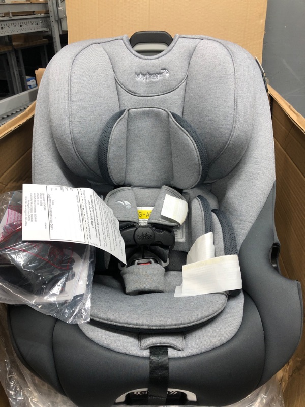 Photo 2 of Baby Jogger City Turn Rotating Convertible Car Seat | Unique Turning Car Seat Rotates for Easy in and Out, Phantom Grey