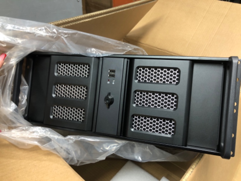 Photo 3 of RackChoice 4U Rackmount Server Chassis with 3x5.25 Front Bays+7x3.5 +3x2.5 Drive Bays