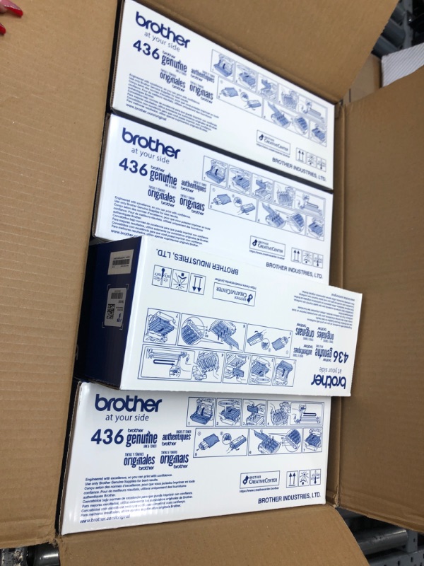 Photo 2 of Brother TN436BK, TN436C, TN436Y, TN436M 4-Color Super High Yield Toner Cartridge Set