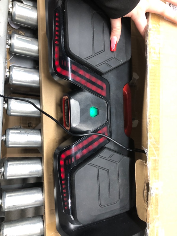 Photo 5 of ***SEE NOTE*** Gyroor All Terrain Hoverboard, 8.5" Off Road Hoverboards with 700w Motor, Adult Hoverboard with Metal Aluminum Shell, Bluetooth Speaker and Led Lights, Self Balancing Hoverboard for Kids Ages 6-12 2-Y1S-black