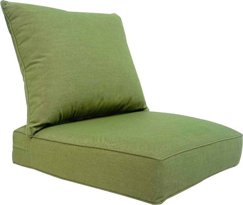 Photo 1 of 
BOSSIMA Outdoor Patio Cushions Deep Seat Chair Cushions Sunbrella Furniture Cushions Grass Green
Color:Grass Green