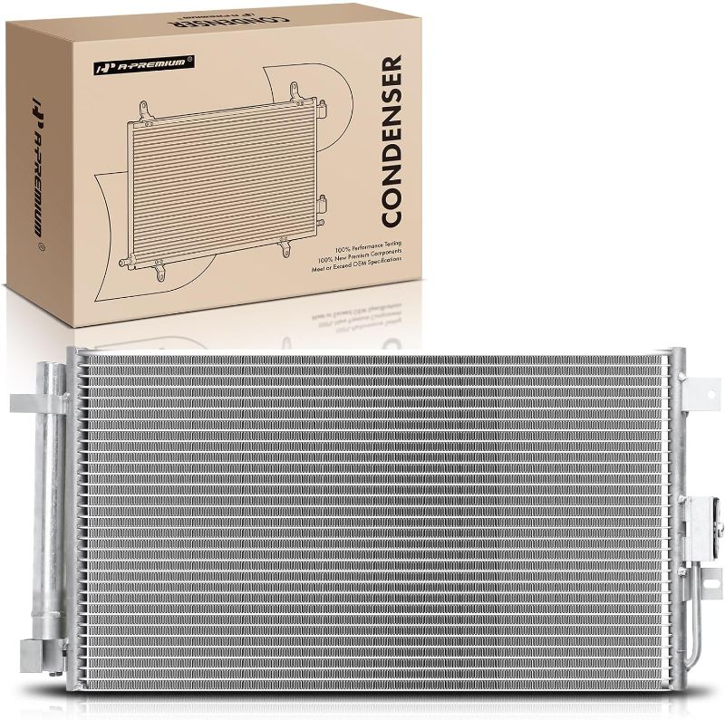 Photo 1 of 

A-Premium Air Conditioning A/C Condenser Compatible with Fiat 500 2012-2019 L4 1.4L, Replace# 68073679AA