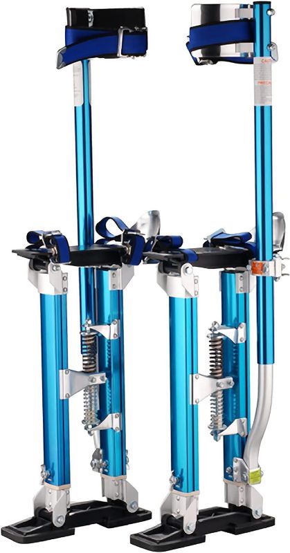 Photo 2 of 
Drywall Stilts for Putting Up Drywall, Wallpaper, Painting, or Electrical by Stalwart and Sheetrock Painting or Cleaning
Color:Blue
Style:18" - 30"