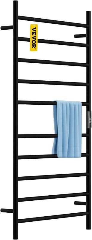 Photo 1 of 
VEVOR Heated Towel Rack, 10-Bar Towel Warmer Rack, Wall Mounted Electric Towel Warmer, Electric Towel Drying Rack w/Timer, Matte Black Stainless Steel...
Color:Black