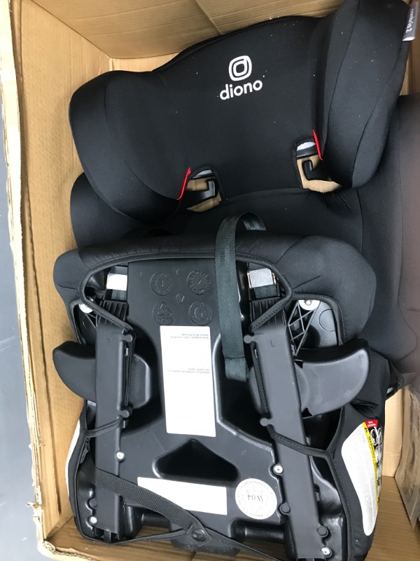 Photo 2 of Diono Cambria 2 XL 2022, Dual Latch Connectors, 2-in-1 Belt Positioning Booster Seat, High-Back to Backless Booster with Space and Room to Grow, 8 Years 1 Booster Seat, Black NEW! Black