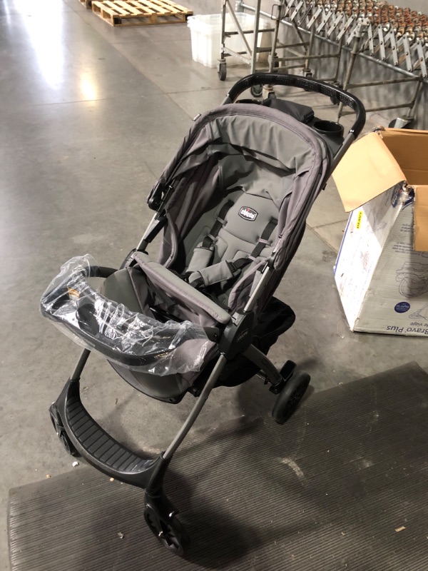 Photo 11 of Chicco Mini Bravo Plus Travel System - Slate | Grey Mini Bravo Plus Slate 