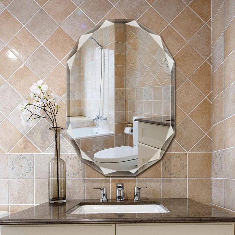 Photo 1 of 
SNUGACE Single Frameless Wall Mount Bathroom Vanity Mirror, 30” X 36”
Style:Rectangle