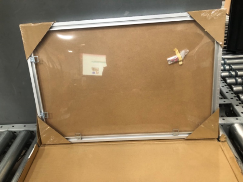 Photo 1 of 16x24 Poster Frames, Plexiglass, Silver Aluminum Snap Frame, Front-loading Frame for Wall (1PCS) Silver 16x24-1pcs