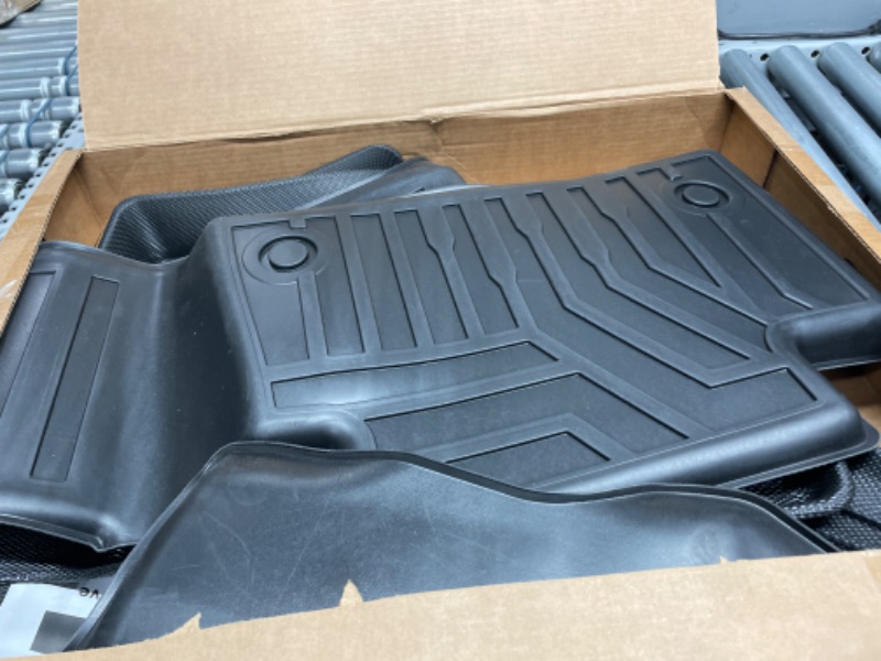 Photo 2 of T TGBROS Custom Fit for Floor Mats Toyota Corolla Cross 2022 2023 All-Weather Black Floor Liners 2 Row Liner Full Set Non-Slip Black TPE Odourless