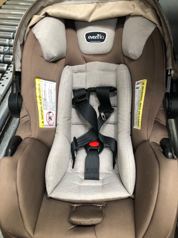 Photo 4 of *** NEEDS CLEANING****Evenflo LiteMax Infant Car Seat, 18.3x17.8x30 Inch (Pack of 1) Standard River Stone