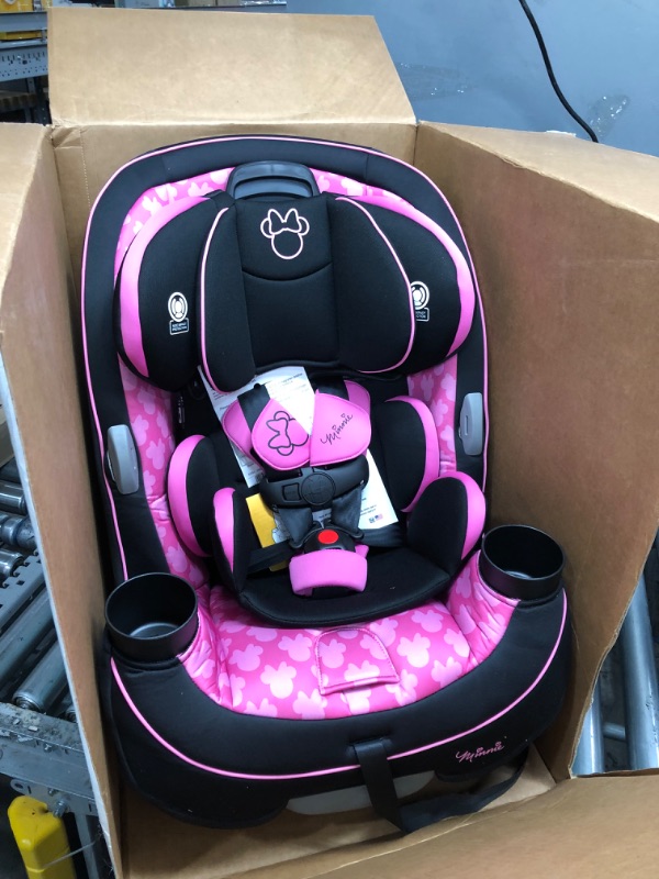 Photo 2 of Disney Baby Grow and Go All-in-One Convertible Car Seat, Rear-facing 5-40 pounds, Forward-facing 22-65 pounds, and Belt-positioning booster 40-100 pounds, Simply Minnie