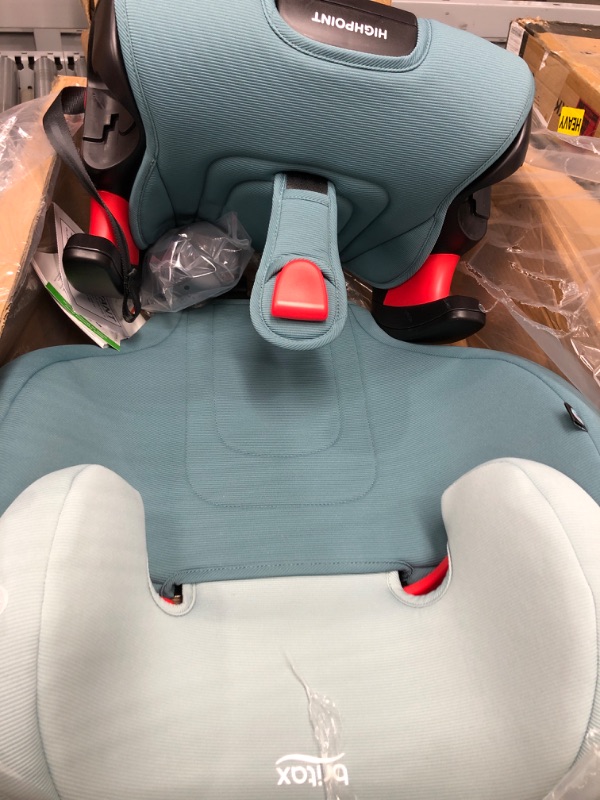 Photo 3 of Britax Highpoint Backless Belt-Positioning Booster Seat, SafeWash Green Ombre