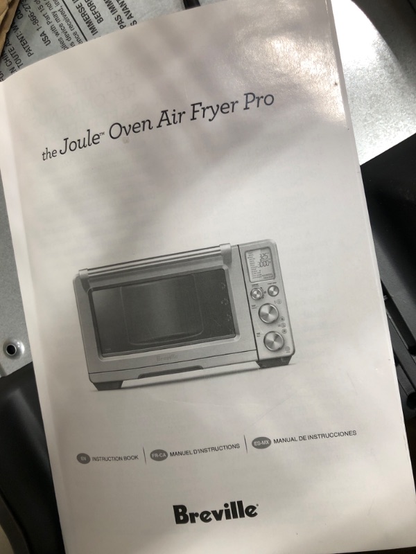 Photo 3 of **PARTS ONLY**
Breville the Joule Oven Air Fryer Pro, BOV950BSS, Brushed Stainless Steel