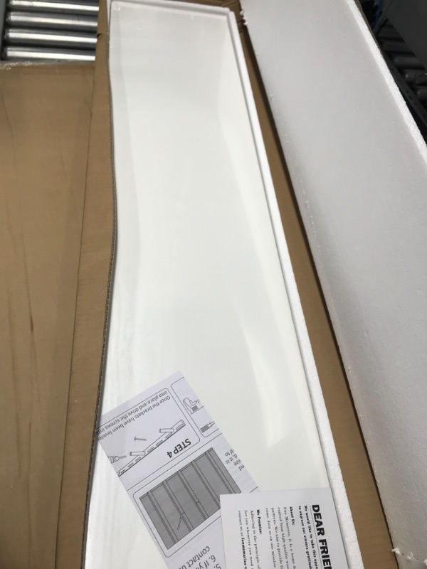 Photo 1 of Fun memories white deep and wide floating shelves 48.9x3x 1.5 inch 