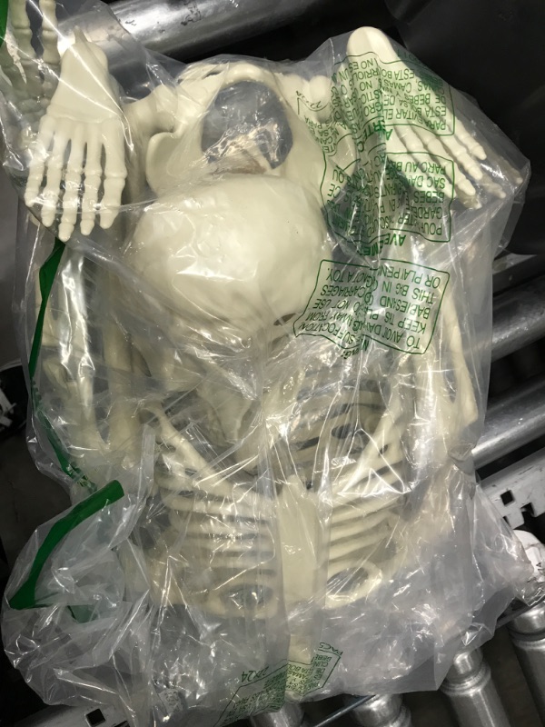 Photo 2 of *** NEEDS BATTERIES *** Skeleton decoration model no. HF306012 