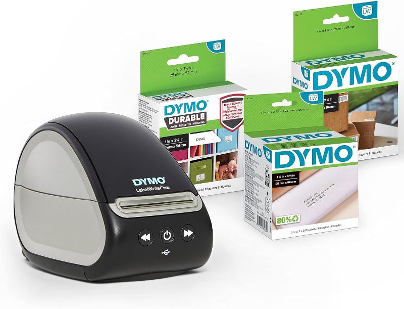 Photo 1 of (PARTS ONLY) DYMO LabelWriter 550 Label Printer Bundle, Label Maker with Direct Thermal Printing, 
