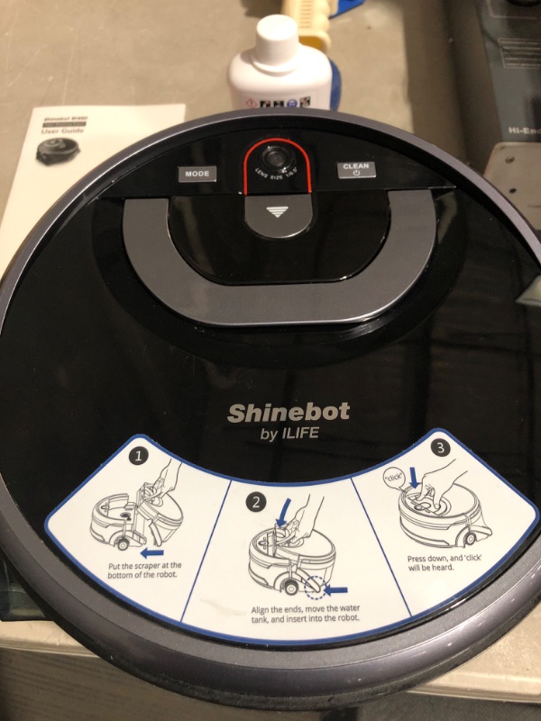 Photo 2 of * used item * see images * 
ILIFE Shinebot W400s Mopping Robot, Wet Scrubbing, Floor Washing Robot, 