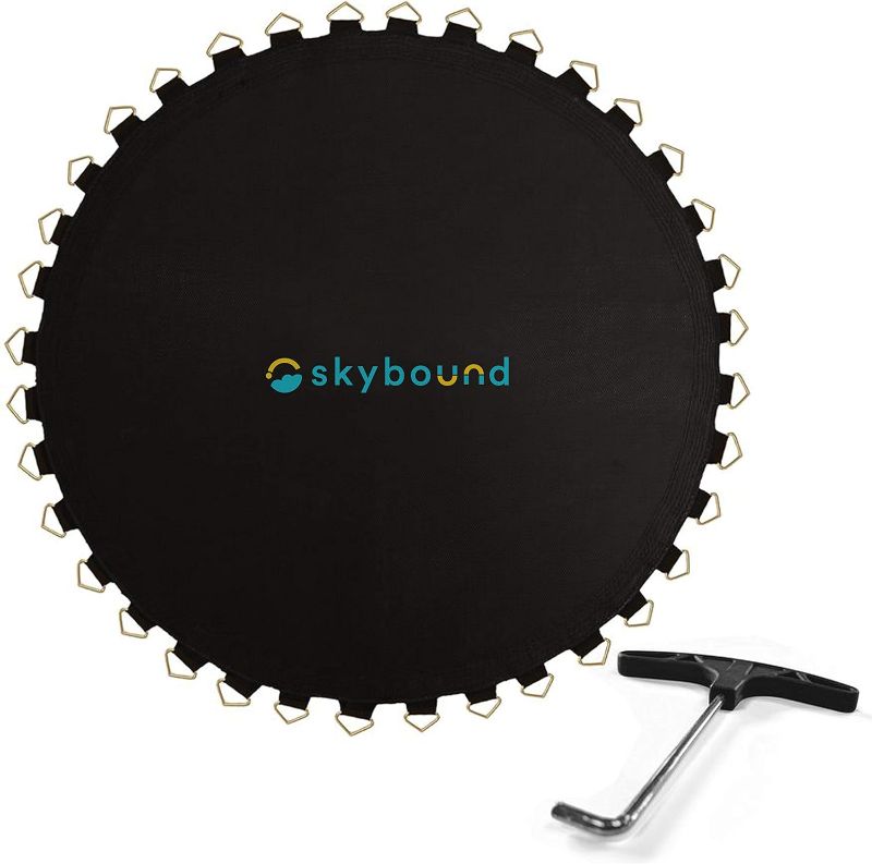 Photo 1 of 161" Trampoline Mat with 96 Rings + Free Spring Tool (Fits 15 Foot Trampolines Using 6.5" Springs) - Compatible with Skywalker, Bravo, Airzone
