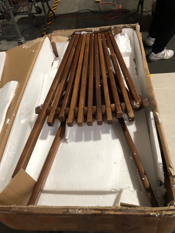 Photo 1 of ***LEG DAMAGED - SEE PICTURES***
CleverMade Tamarack Folding Wooden Outdoor Chair