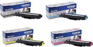 Photo 1 of Brother TN227 4 High Yield Color Toner Set (BK/C/M/Y) (1) TN227BK, (1) TN227C, (1) TN227M, (1) TN227Y