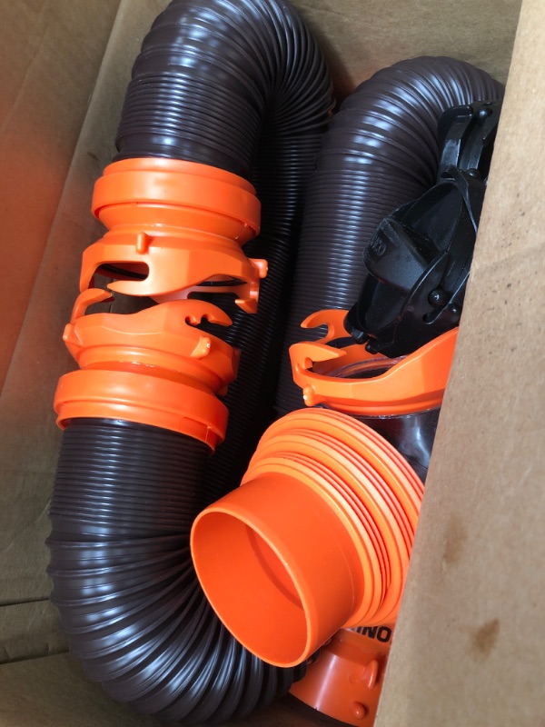 Photo 2 of Camco 39742 RhinoFLEX 20' RV Sewer Hose Kit with Swivel Fitting