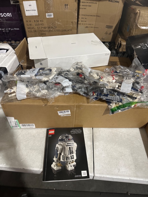 Photo 3 of **NON REFUNDABLE NO RETURNS SOLD AS IS**
**PARTS ONLY**
LEGO Star Wars R2-D2 75308 Collectible Building Toy, 