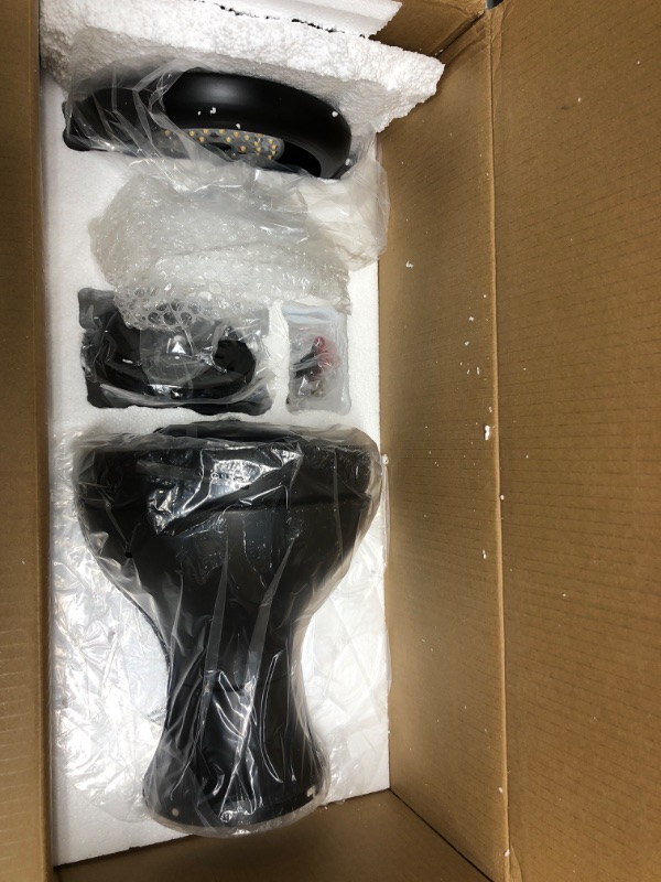 Photo 1 of Consciot Ceiling Fan With Lights, 52 Inch Modern Black Ceiling Fan, Remote Control, Quiet Reversible DC Motor, Flush Mount, Dimmable 3CCT LED Light, Double Finish Blade, For Indoor Bedroom Living Room