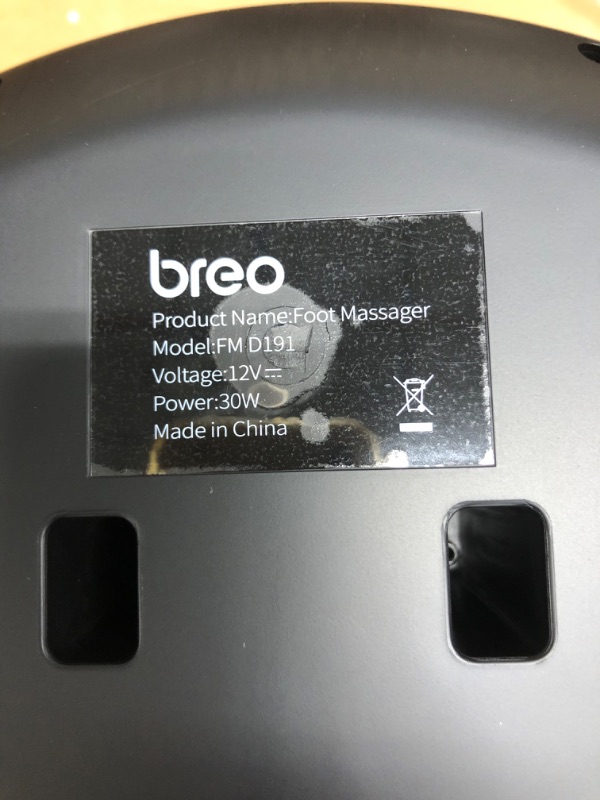 Photo 5 of Breo Foot Massager Machine with Heat, Shiatsu Deep Tissue Kneading, Rolling Massage for Relief, Fits Feet Up to Men Size 12 1 Count (Pack of 1)