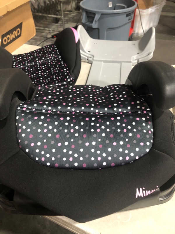 Photo 2 of * missing minnie pillow * see images *
Disney Baby Pronto! Belt-Positioning Booster Car Seat, Belt-Positioning Booster: 40–100 pounds, Minnie Dot Party 