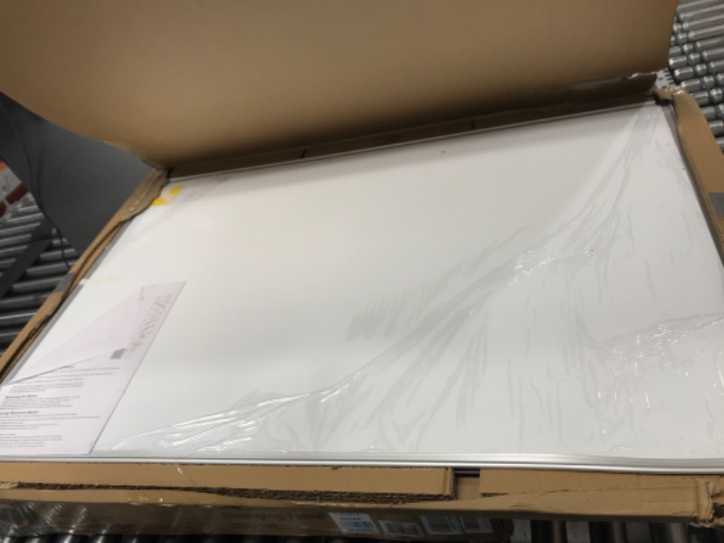 Photo 1 of XBoard Magnetic Dry Erase Board/Whiteboard, 36 X 24 Inches, Double Sided White Board,1 Dry Eraser & 3 Dry Erase Markers & 4 Push Pin Magnets 36" x 24"
