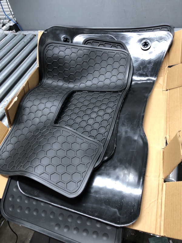 Photo 3 of Ucaskin Car Floor Mats Custom Fit for Dodge Challenger RWD (Do not Fit AWD Perfectly) 2023 2022 2021 2020 2019 2018 2017 2016 2015 Odorless Rubber Heavy Duty All Weather Car Floor Liner-Black