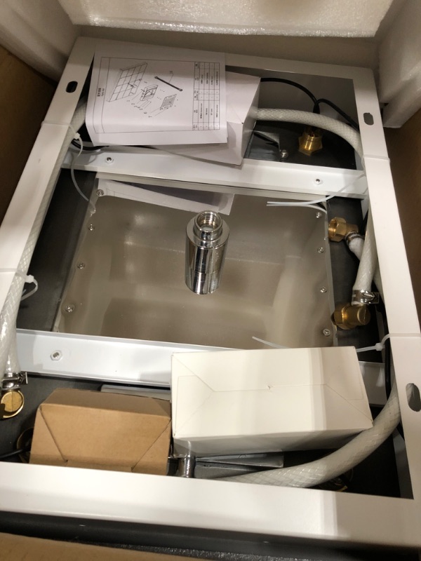 Photo 1 of Shower Faucet Sets Luxury LED 64 Colours Change Ceiling Mounted 14 X 20 inch Rainfall Waterfall Shower Head With Handheld Spray Shower Body Sprayer Jets Shower System Set Combo Matte Black