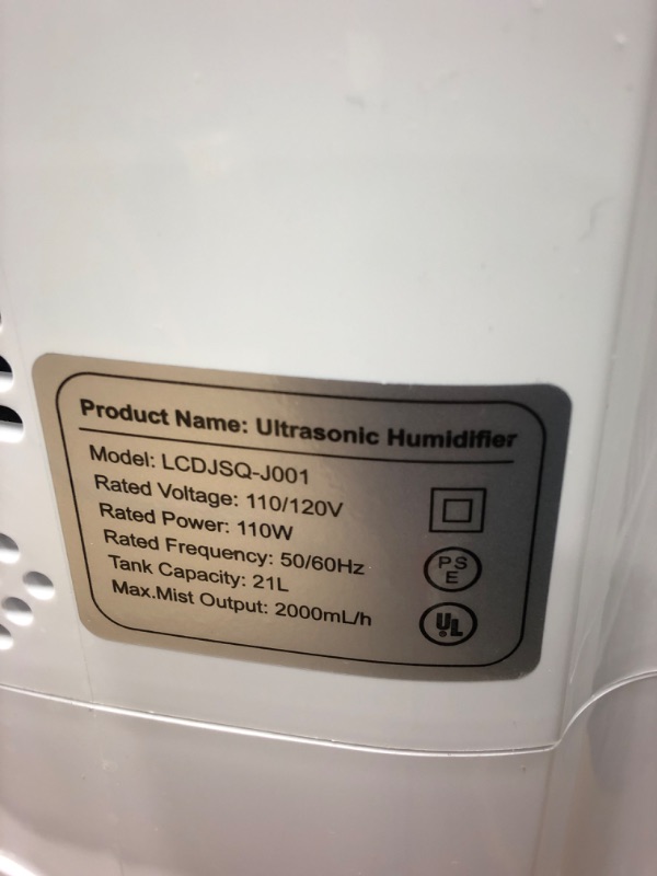 Photo 4 of ****PARTS ONLY NON REFUNDABLE**** Humidifiers for Large Room, 5.5Gal/21L 2200 sq.ft Auto Shut-Off Cool Mist Top Fill with 360° Dual Nozzle