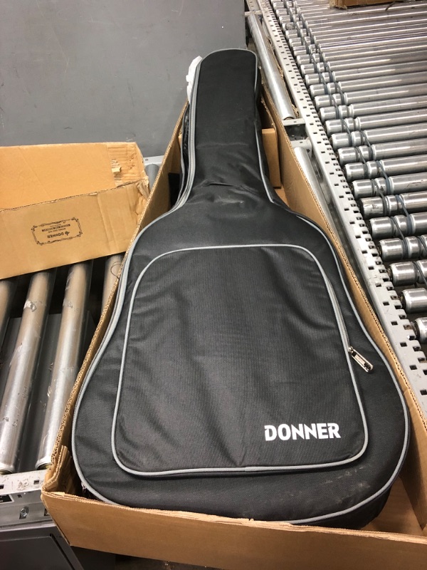 Photo 2 of Donner DAG-1CS Acoustic Guitar Kit Bundle with Donner DS-1Guitar Stand