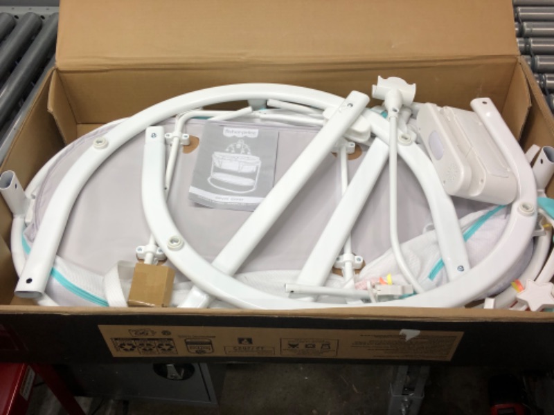 Photo 2 of Fisher-Price Manual Soothing Motions Bassinet Windmill, Baby Cradle 