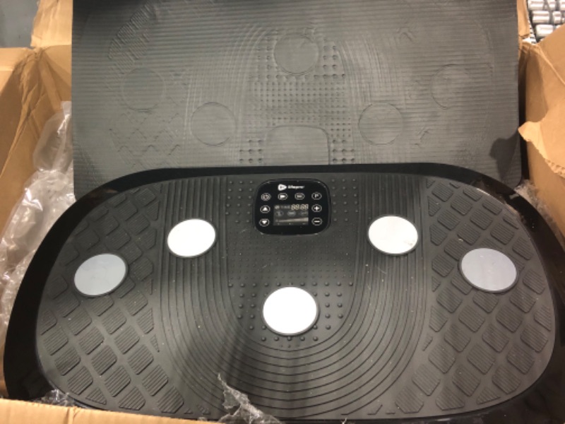 Photo 2 of  "Not Functional, For Parts Only" Vibration Plate Exercise Machine - Triple Motor Oscillation, Linear, Pulsation + 3D/4D Motion Vibration Platform | Whole Body Viberation Machine for Fitness & Shaping. Black