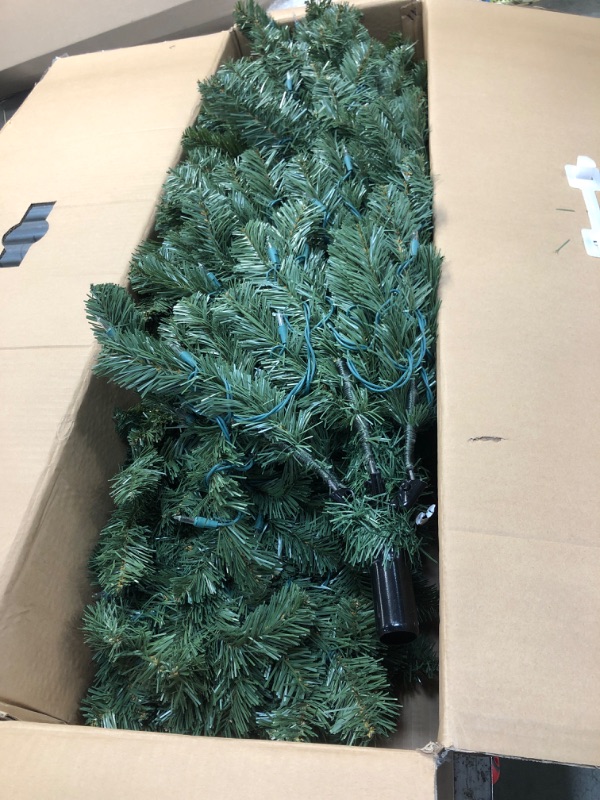 Photo 2 of ***LIGHTS DON'T WORK - PARTS LIKELY MISSING***
GE 7.5-ft Aspen Fir Pre-lit Slim Artificial Christmas Tree with LED Lights