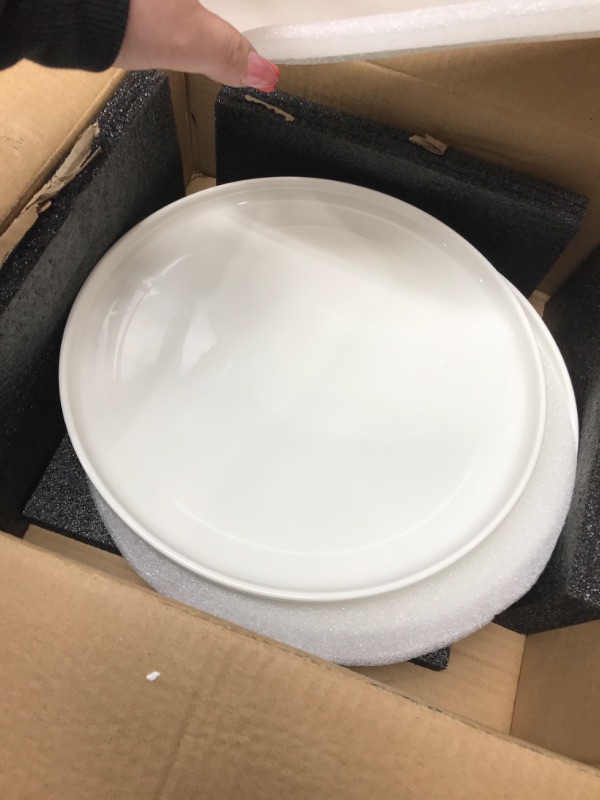 Photo 1 of 3 pack white flat bowls