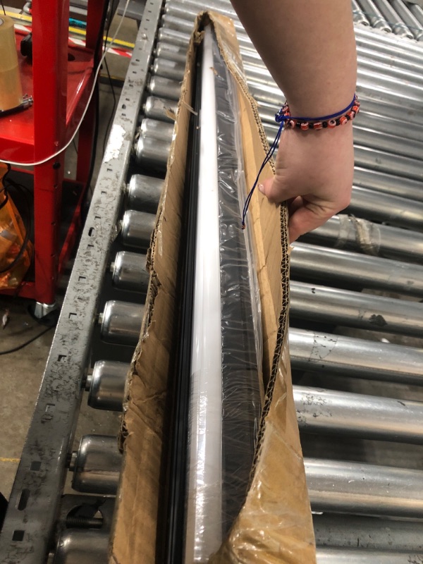 Photo 1 of THMOOTHER 10-Pack 3.3FT/1M LED Strip Aluminum Channel Diffuser,Collar Shape Tape Light Under Cabinet Floating Shelf Alcove Recessed 25X7MM Matte Black Anodized Track , Milky Cover Concave Slot Profile