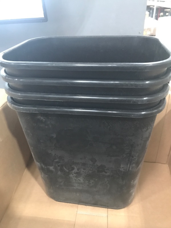 Photo 1 of 4 pack of small trash cans 