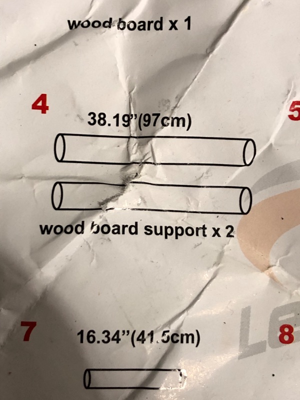 Photo 5 of **MISSING BOARD SUPPORT**NON FUNCTIONAL**
LEADALLWAY Outboard Boat Motor Stand Carrier Cart Dolly Storage