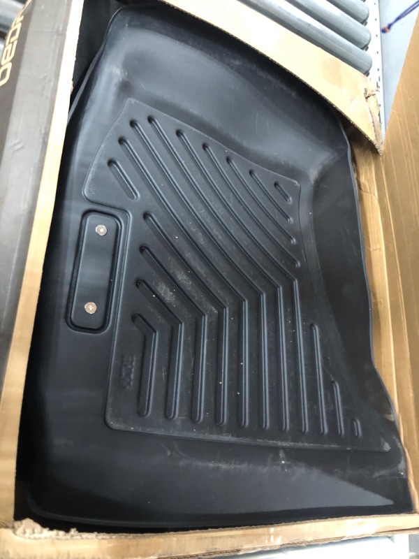 Photo 2 of OEDRO Floor Mats Compatible with 2014-2018 Subaru Forester, Unique Black TPE All-Weather Guard Includes 1st and 2nd Row: Front, Rear, Full Set Liners 2014-2018 Forester Front & Rear