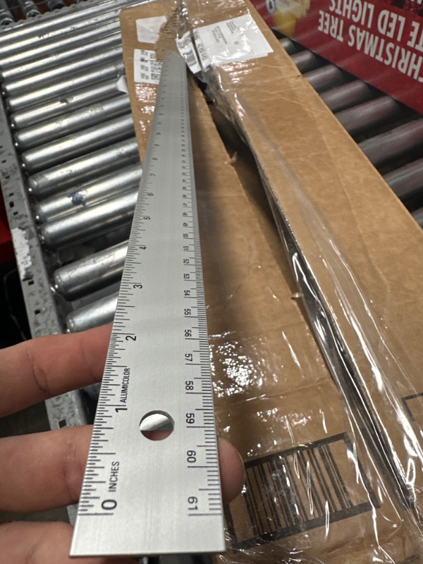 Photo 1 of  Stainless Steel Ruler Inch and Metric,