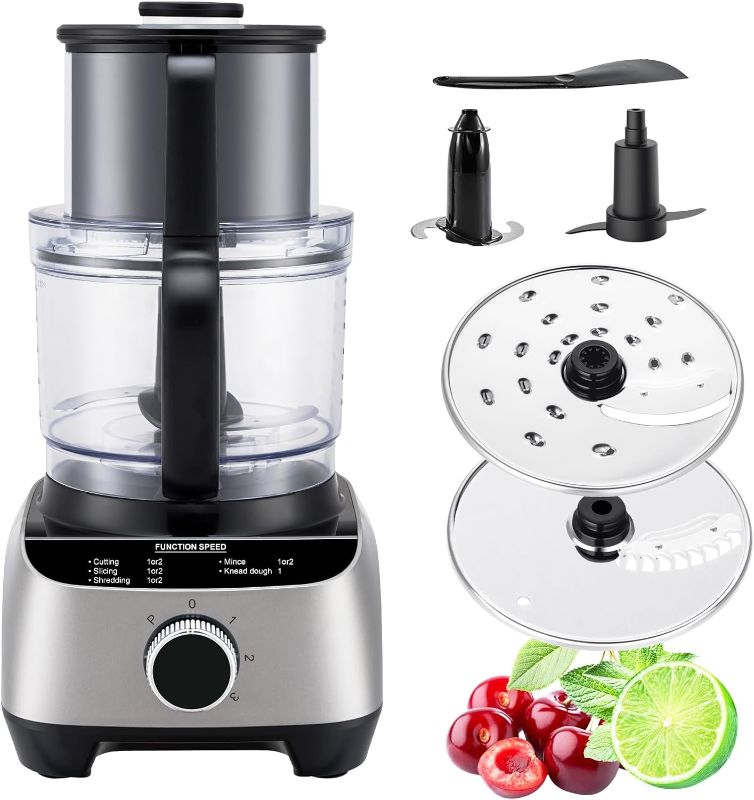 Photo 1 of (PARTS ONLY NO REFUNDS) 14-Cup Food-Processors, Professional 84.5oz Large Heavy Duty Electric-Food-Processor 
