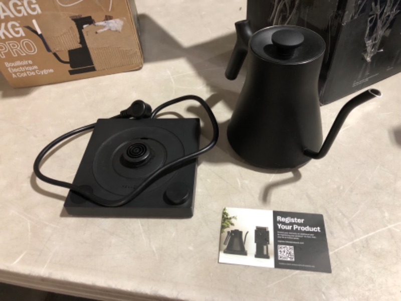 Photo 2 of ***USED/DIRTY - POWERS ON - UNABLE TO TEST FURTHER***
Fellow Stagg EKG Pro Electric Gooseneck Kettle, Matte Black, 0.9 Liter