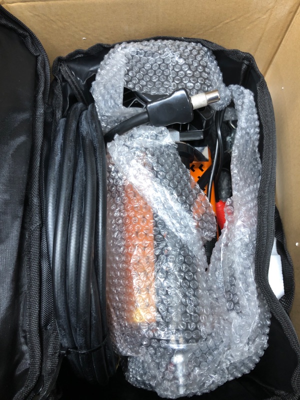 Photo 2 of ***see notes***Gobege Heavy Duty 12 Volt Air Compressor, Truck Tire Inflator, Portable Onboard Air Pump, 150PSI Max / 5.65 CFM Metal Heat Dissipation Offroad Air Compressor for 4x4 Vehicle, Car Orange