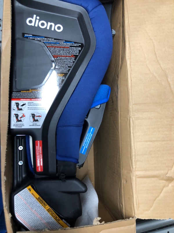 Photo 2 of Diono Radian 3R SafePlus, All-in-One Convertible Car Seat, Rear and Forward Facing, SafePlus Engineering, 10 Years 1 Car Seat, Slim Fit 3 Across, Blue Sky Blue Sky Radian 3R SafePlus Fits 3 Across Car Seat