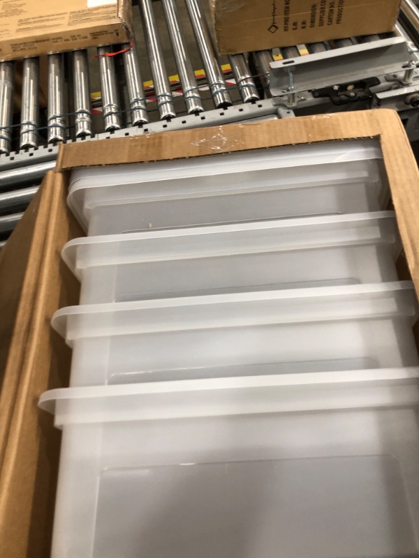 Photo 1 of 4STORAGE TOTES WITH LIDS 