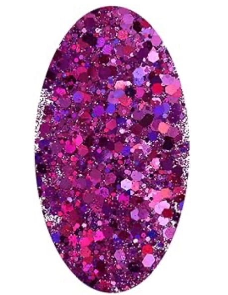 Photo 1 of 3. 100g/3.5oz Holographic Chunky Glitter, Craft Glitters for Arts & Crafts, Cosmetic Chunky Mixed Glitter, Body Glitter for Makeup, Face, Hair, Lips, Nails, Festival (Fuschia